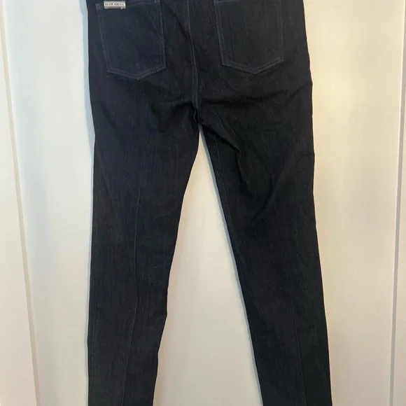 Classic Dark Blue Wash Custom Made Jeans for Men - Picture 7 of 16